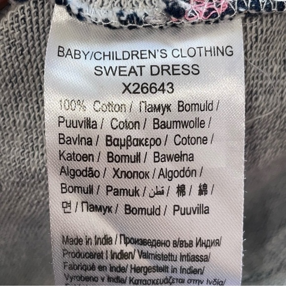 Dirkje Girls Long Sleeves Love Graphic Sweat dress for 9 Months 100% cotton - Picture 8 of 17